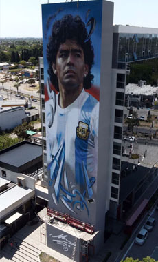 Murals of Diego Maradona